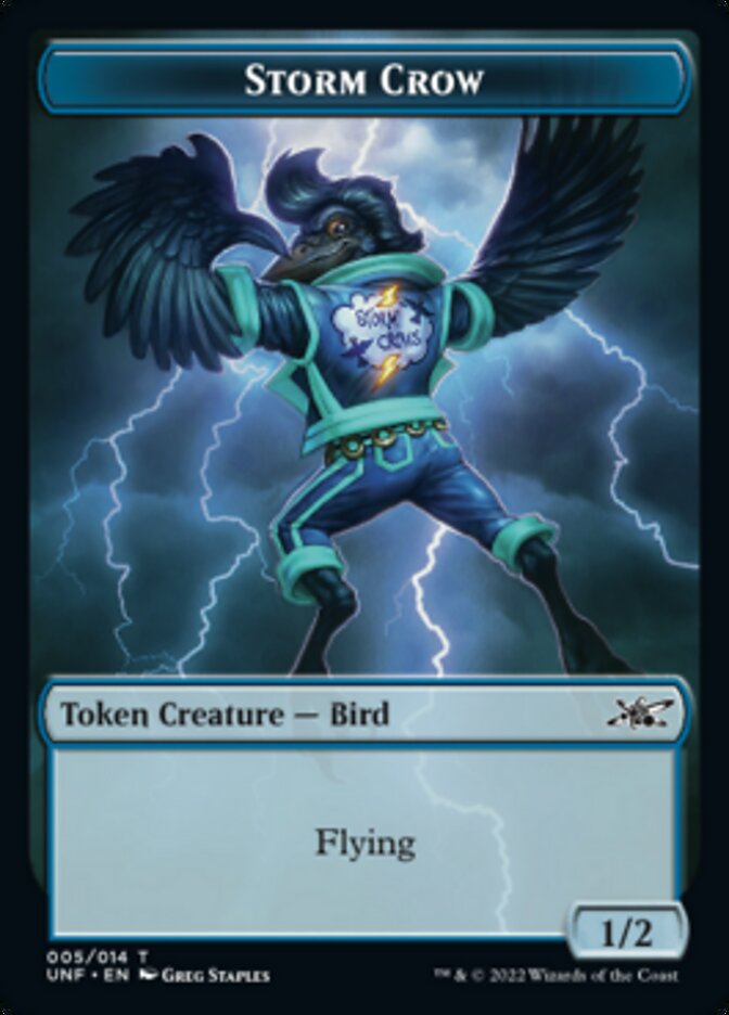 Storm Crow Token [Unfinity Tokens] | Clutch Gaming