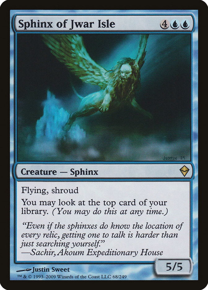 Sphinx of Jwar Isle [Zendikar] | Clutch Gaming