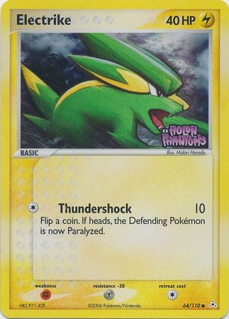 Electrike (64/110) (Stamped) [EX: Holon Phantoms] | Clutch Gaming