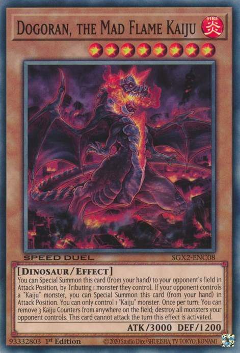 Dogoran, the Mad Flame Kaiju [SGX2-ENC08] Secret Rare | Clutch Gaming