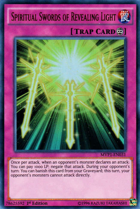 Spiritual Swords of Revealing Light [MVP1-EN031] Ultra Rare | Clutch Gaming