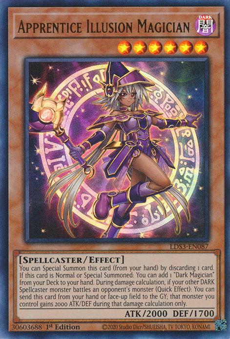 Apprentice Illusion Magician [LDS3-EN087] Ultra Rare | Clutch Gaming