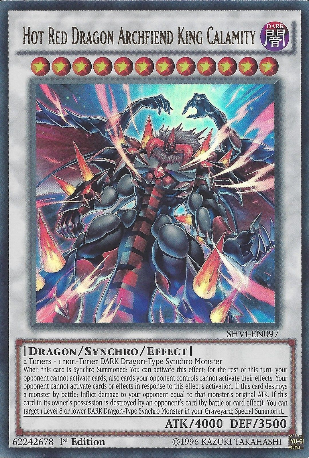 Hot Red Dragon Archfiend King Calamity [SHVI-EN097] Ultra Rare | Clutch Gaming