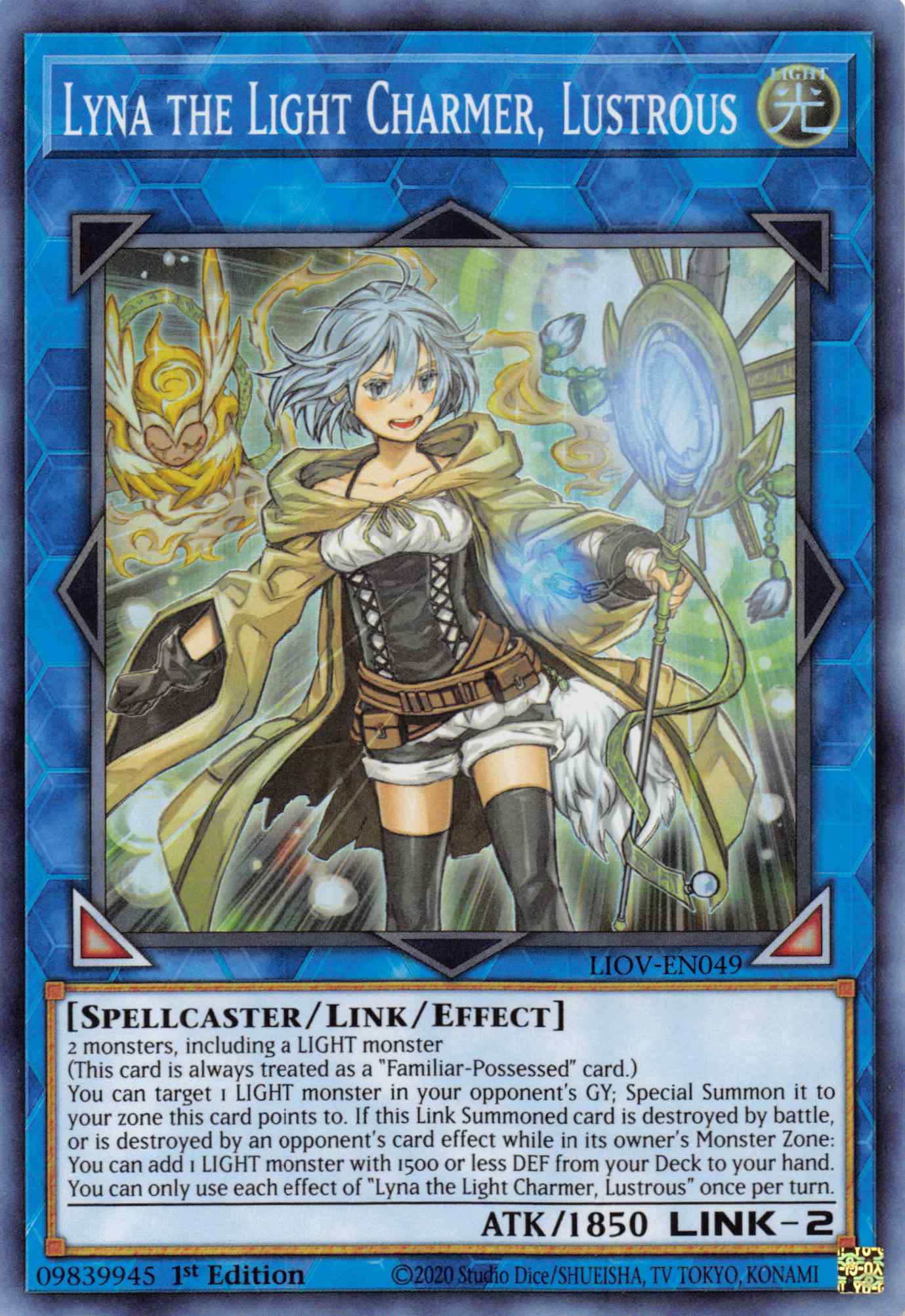 Lyna the Light Charmer, Lustrous [LIOV-EN049] Starlight Rare | Clutch Gaming