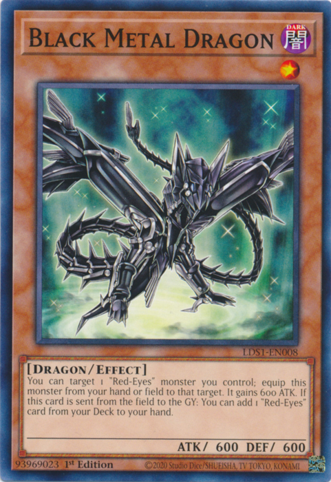 Black Metal Dragon [LDS1-EN008] Common | Clutch Gaming