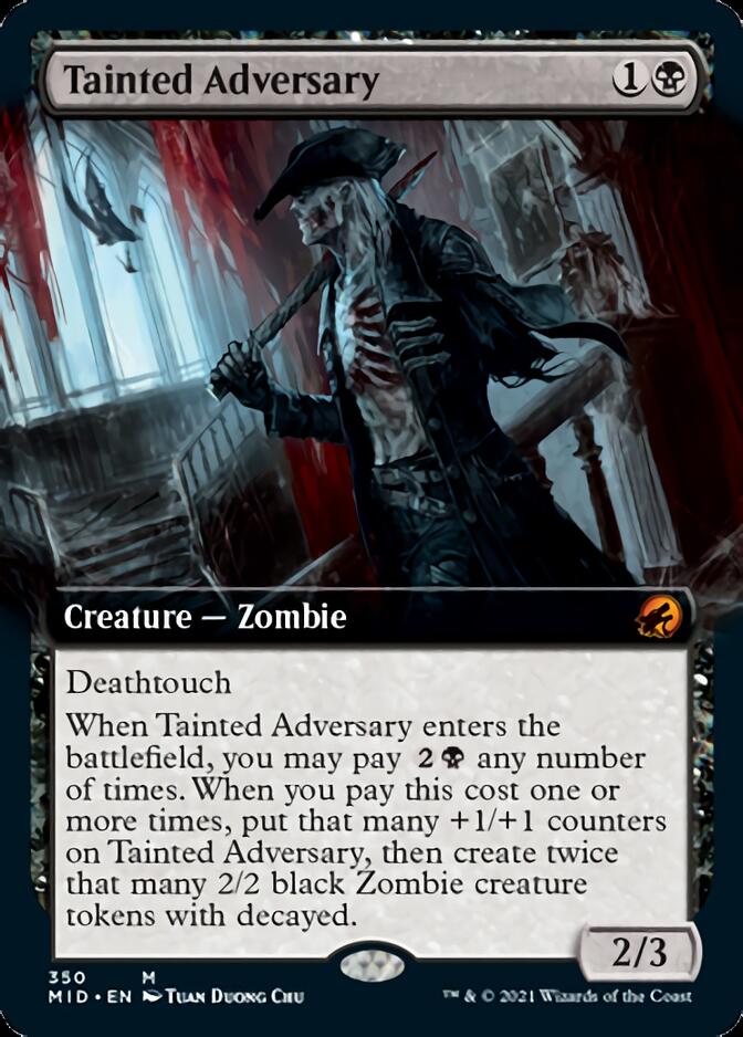 Tainted Adversary (Extended Art) [Innistrad: Midnight Hunt] | Clutch Gaming