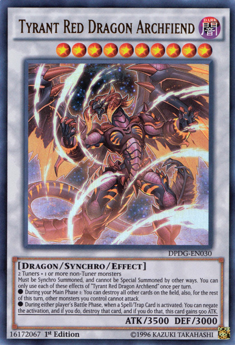 Tyrant Red Dragon Archfiend [DPDG-EN030] Ultra Rare | Clutch Gaming