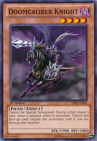 Doomcaliber Knight [BP02-EN062] Common | Clutch Gaming