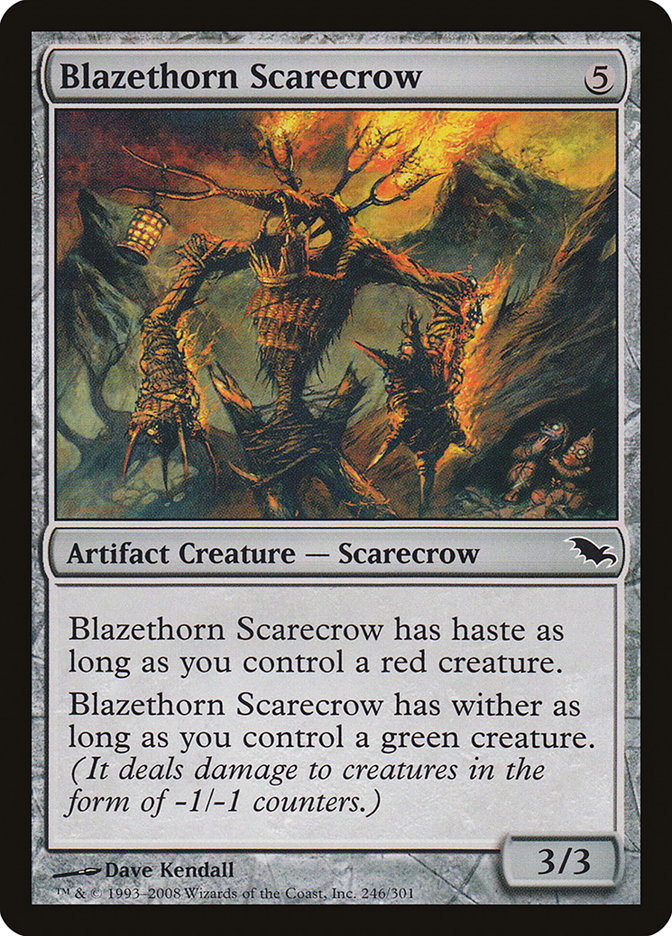 Blazethorn Scarecrow [Shadowmoor] | Clutch Gaming