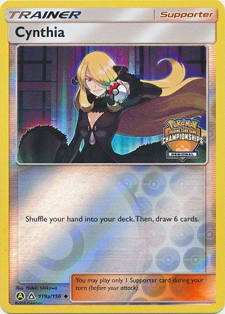 Cynthia (119a/156) (Regional Championship Promo) [Sun & Moon: Ultra Prism] | Clutch Gaming