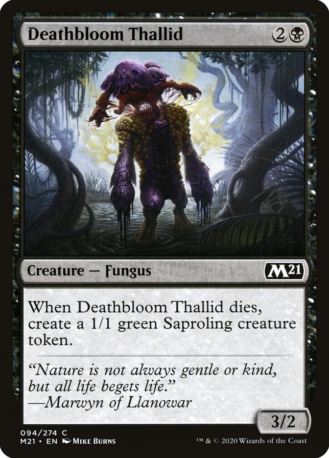 Deathbloom Thallid [Core Set 2021] | Clutch Gaming