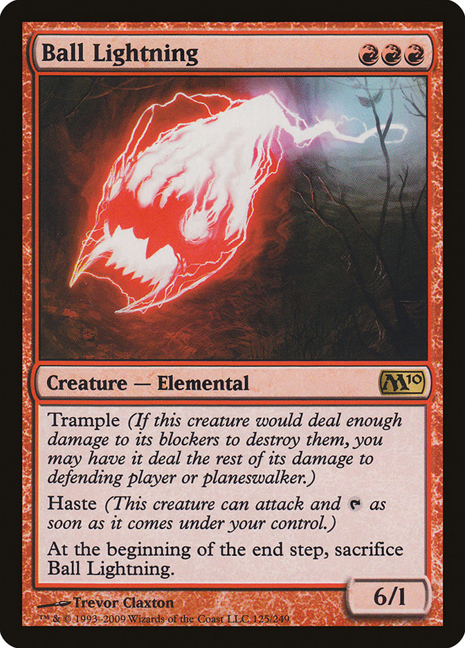 Ball Lightning [Magic 2010] | Clutch Gaming