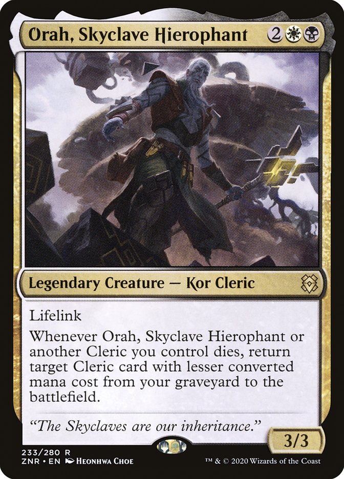 Orah, Skyclave Hierophant [Zendikar Rising] | Clutch Gaming