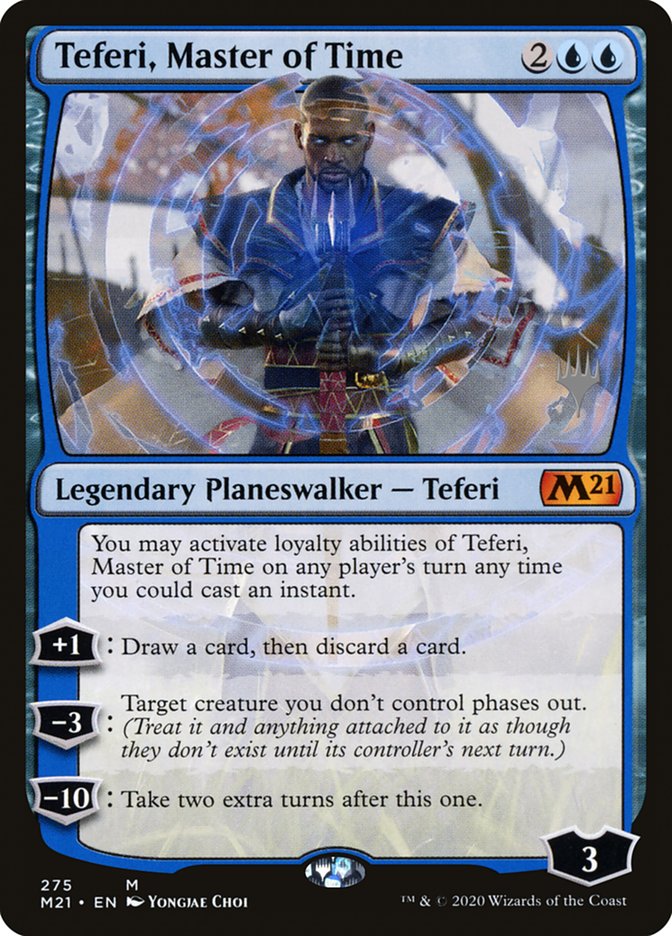 Teferi, Master of Time (Promo Pack) (275) [Core Set 2021 Promos] | Clutch Gaming