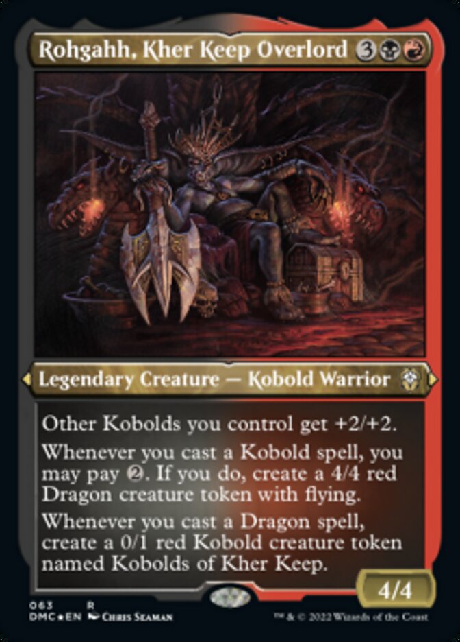 Rohgahh, Kher Keep Overlord (Foil Etched) [Dominaria United Commander] | Clutch Gaming