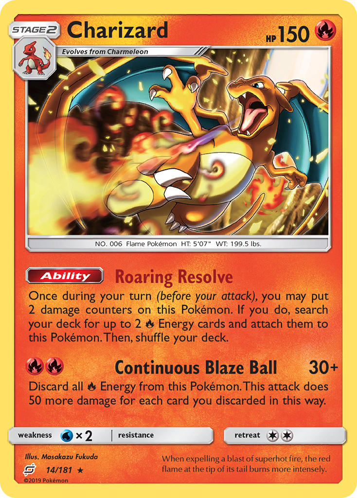 Charizard (14/181) [Sun & Moon: Team Up] | Clutch Gaming