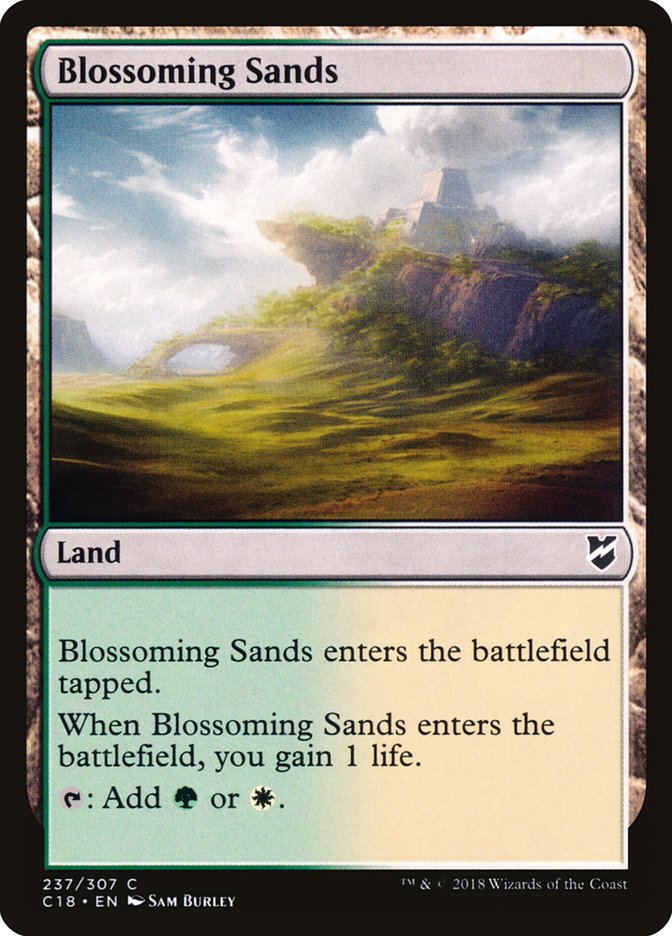 Blossoming Sands [Commander 2018] | Clutch Gaming