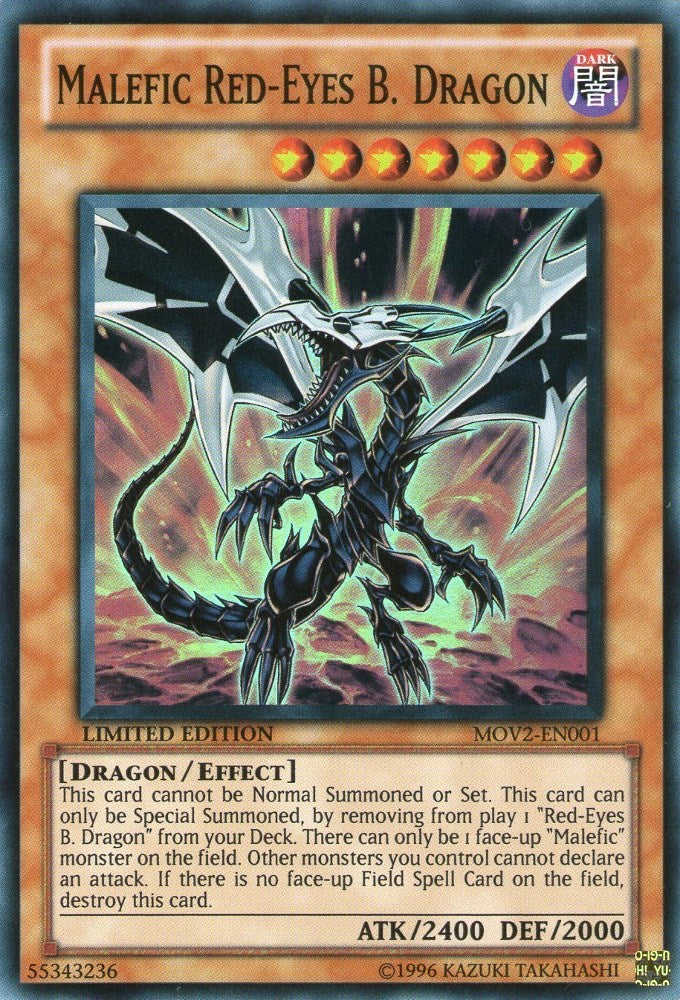 Malefic Red-Eyes B. Dragon [MOV2-EN001] Super Rare | Clutch Gaming