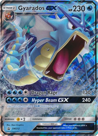 Gyarados GX (SM212) (Jumbo Card) [Sun & Moon: Black Star Promos] | Clutch Gaming