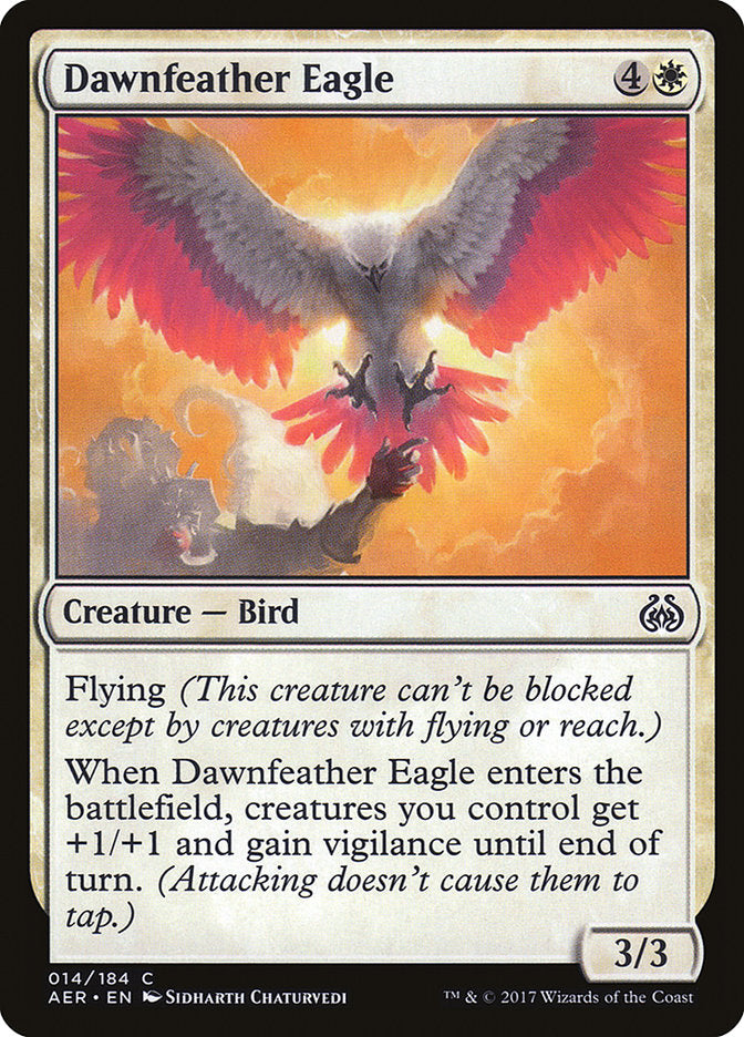 Dawnfeather Eagle (Intro Pack) [Aether Revolt Promos] | Clutch Gaming