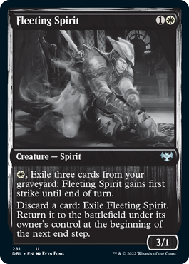 Fleeting Spirit [Innistrad: Double Feature] | Clutch Gaming