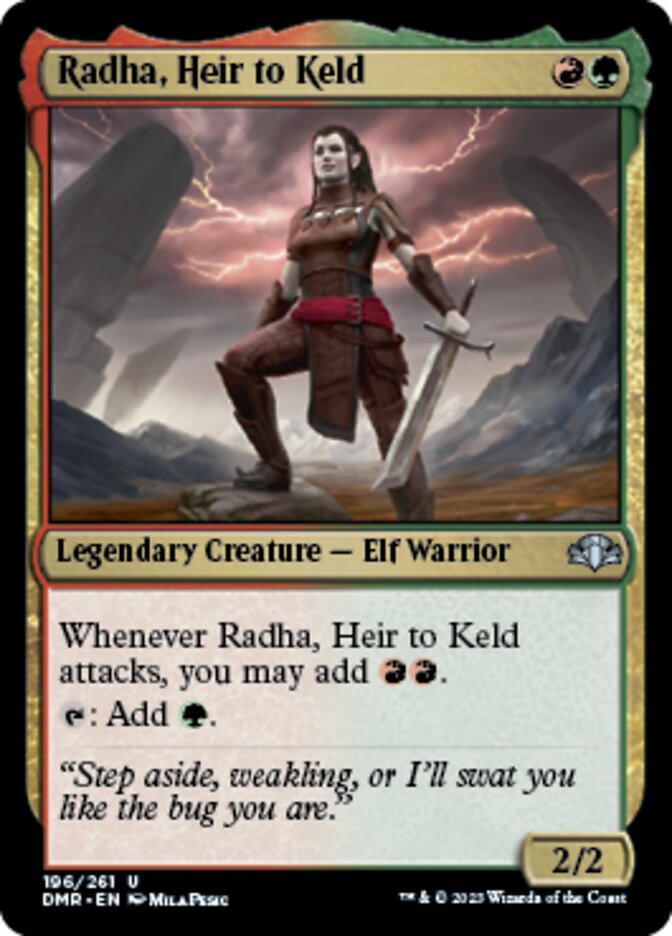 Radha, Heir to Keld [Dominaria Remastered] | Clutch Gaming