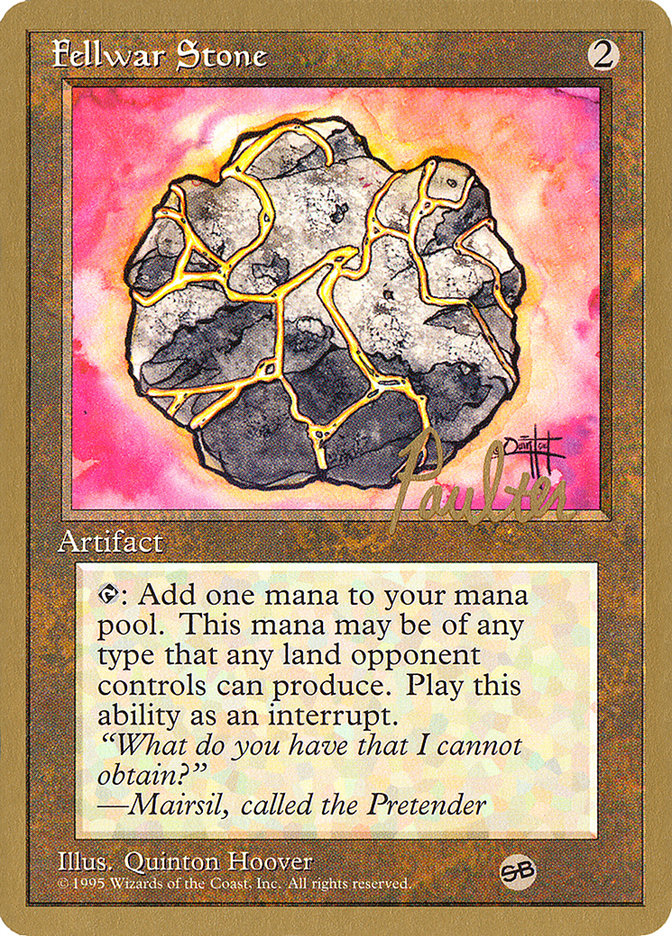 Fellwar Stone (Preston Poulter) (SB) [Pro Tour Collector Set] | Clutch Gaming