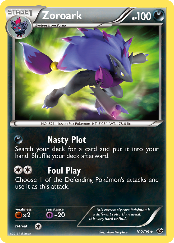 Zoroark (102/99) [Black & White: Next Destinies] | Clutch Gaming