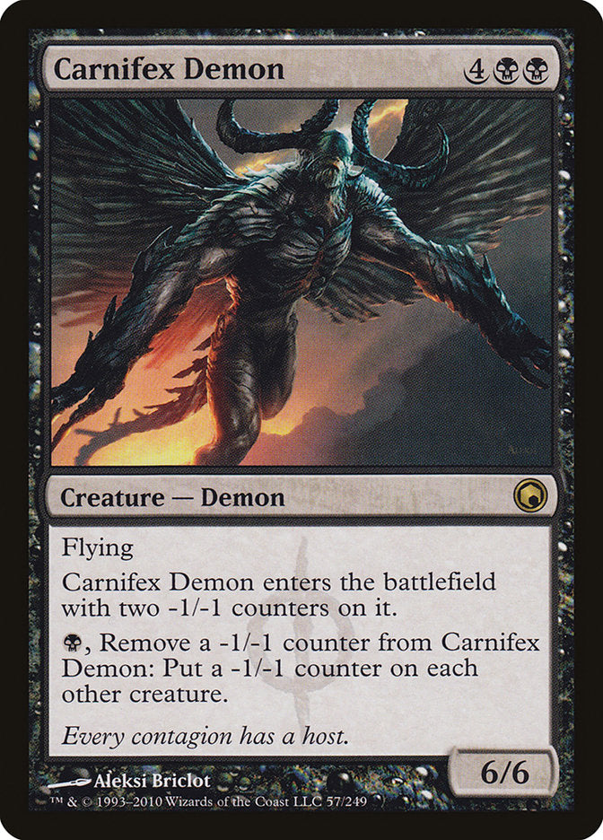 Carnifex Demon [Scars of Mirrodin] | Clutch Gaming