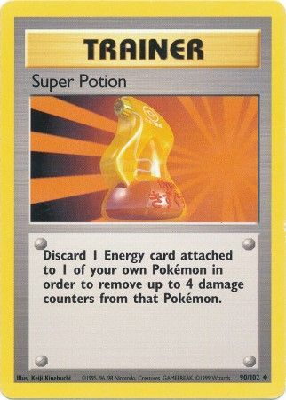 Super Potion (90/102) [Base Set Unlimited] | Clutch Gaming