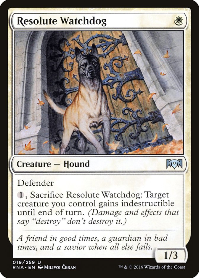 Resolute Watchdog [Ravnica Allegiance] | Clutch Gaming