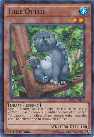 Tree Otter [BP03-EN062] Shatterfoil Rare | Clutch Gaming