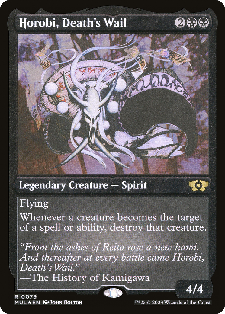 Horobi, Death's Wail (Foil Etched) [Multiverse Legends] | Clutch Gaming