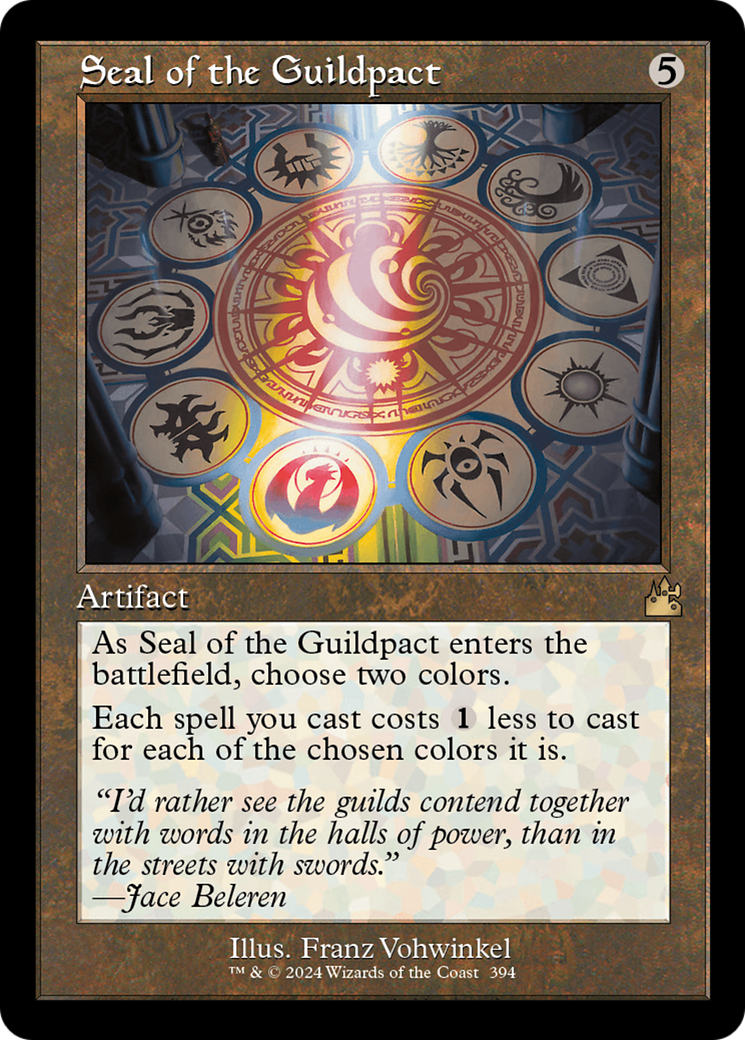 Seal of the Guildpact (Retro Frame) [Ravnica Remastered] | Clutch Gaming