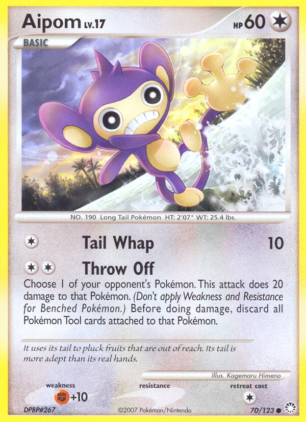 Aipom (70/123) [Diamond & Pearl: Mysterious Treasures] | Clutch Gaming