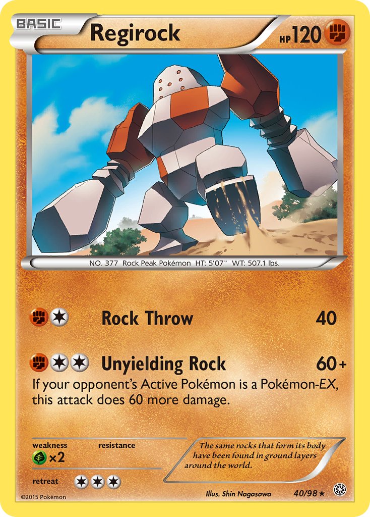 Regirock (40/98) (Theme Deck Exclusive) [XY: Ancient Origins] | Clutch Gaming