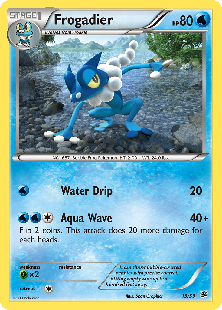 Frogadier (13/39) [XY: Kalos Starter Set] | Clutch Gaming