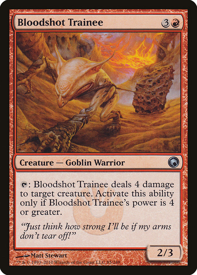 Bloodshot Trainee [Scars of Mirrodin] | Clutch Gaming