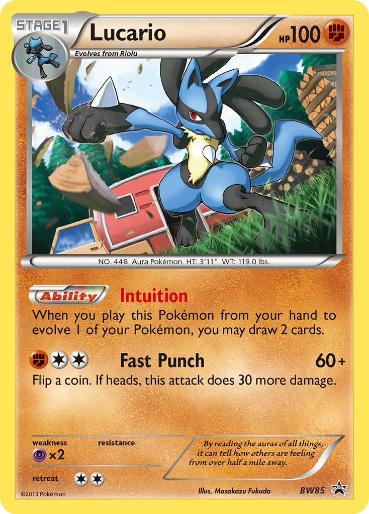 Lucario (BW85) [Black & White: Black Star Promos] | Clutch Gaming