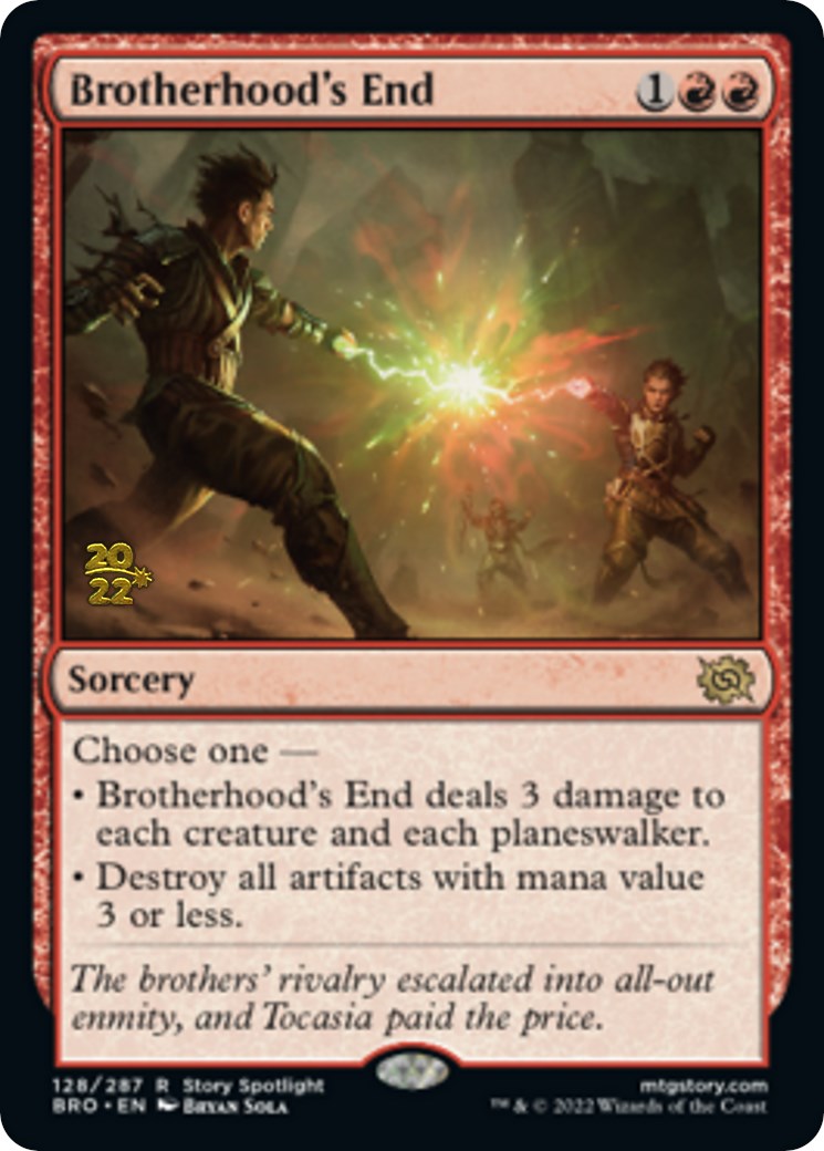 Brotherhood's End [The Brothers' War Prerelease Promos] | Clutch Gaming