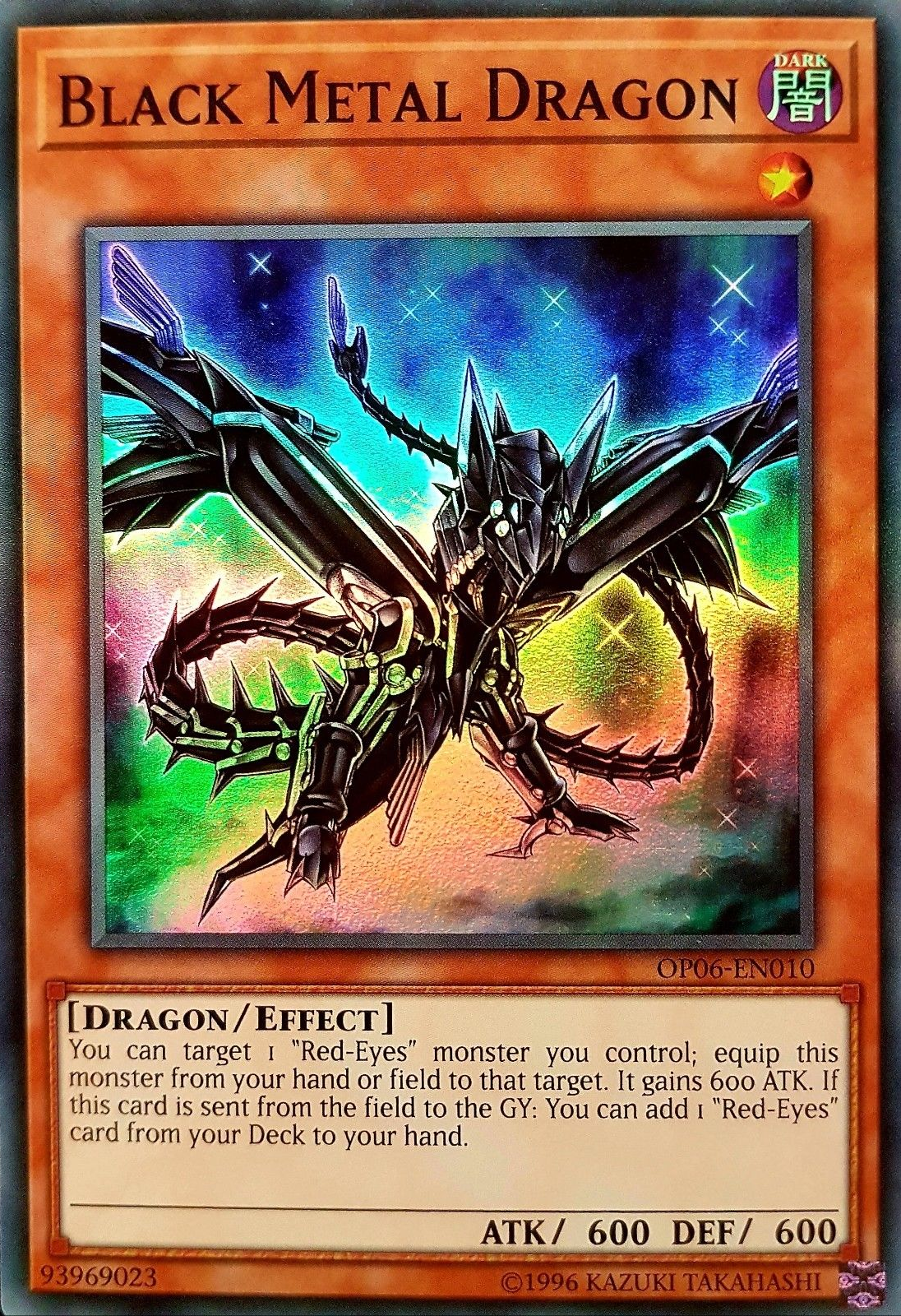 Black Metal Dragon [OP06-EN010] Super Rare | Clutch Gaming