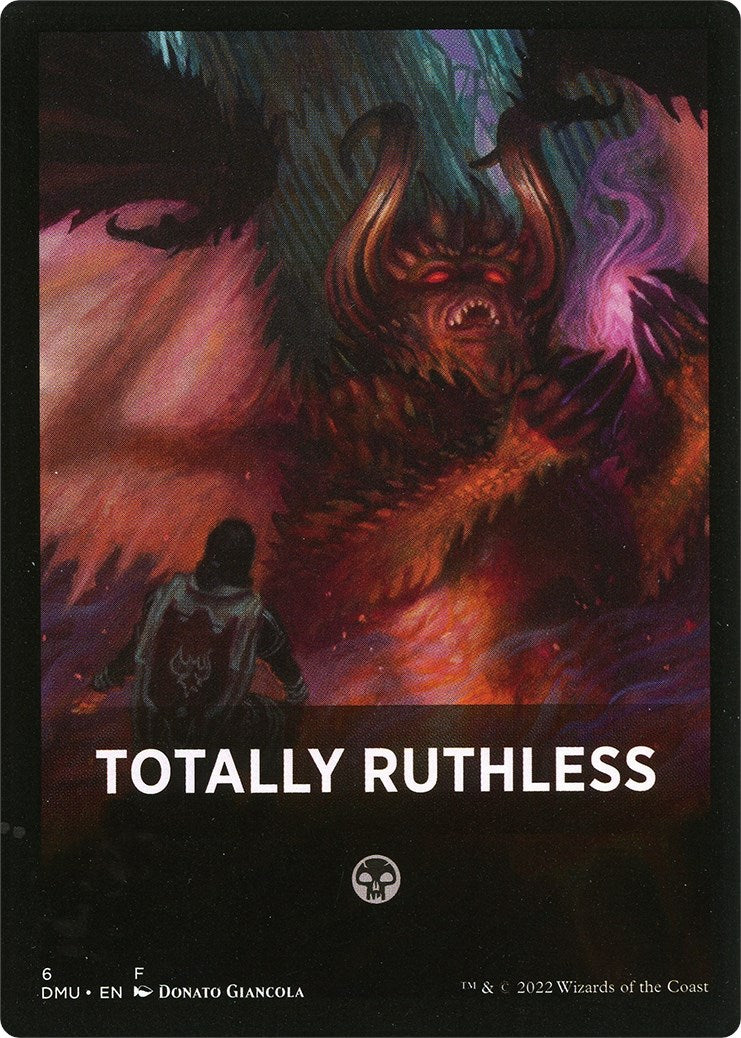 Totally Ruthless Theme Card [Dominaria United Tokens] | Clutch Gaming