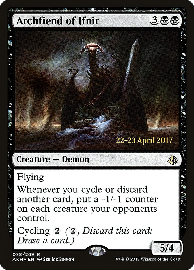 Archfiend of Ifnir [Amonkhet Prerelease Promos] | Clutch Gaming