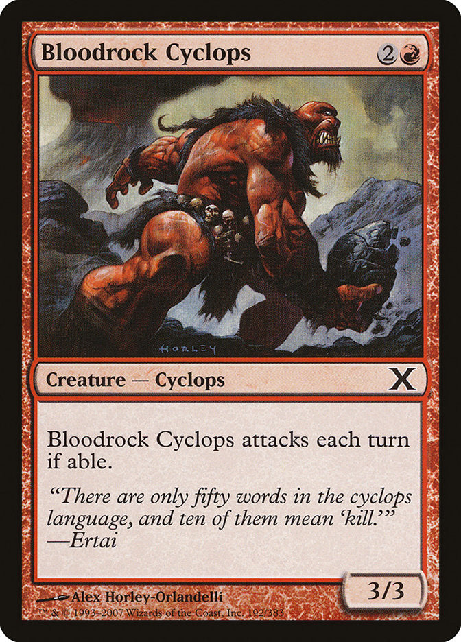 Bloodrock Cyclops [Tenth Edition] | Clutch Gaming