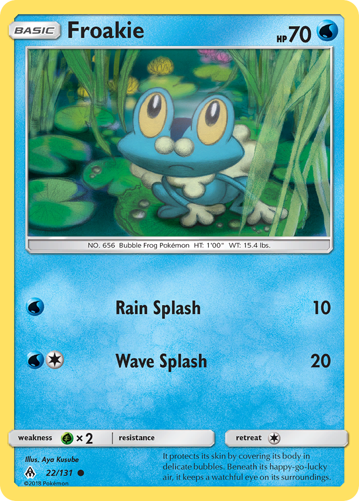 Froakie (22/131) [Sun & Moon: Forbidden Light] | Clutch Gaming