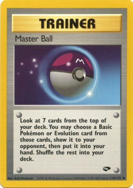 Master Ball (116/132) [Gym Challenge Unlimited] | Clutch Gaming