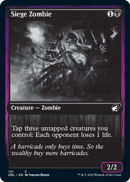 Siege Zombie [Innistrad: Double Feature] | Clutch Gaming