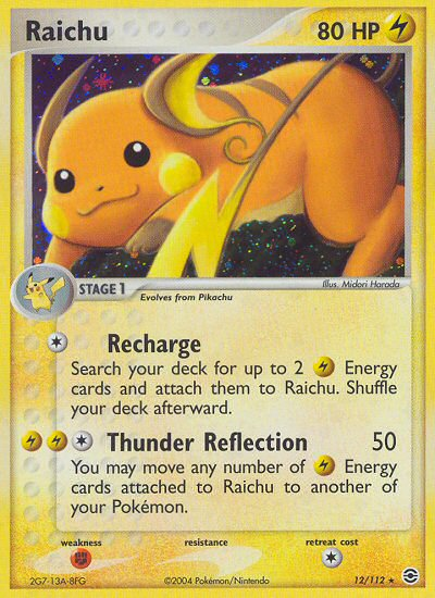 Raichu (12/112) [EX: FireRed & LeafGreen] | Clutch Gaming