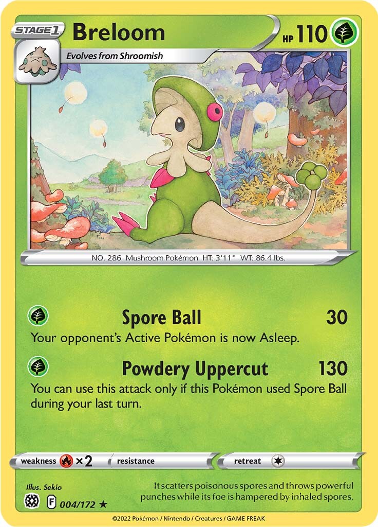 Breloom (004/172) [Sword & Shield: Brilliant Stars] | Clutch Gaming