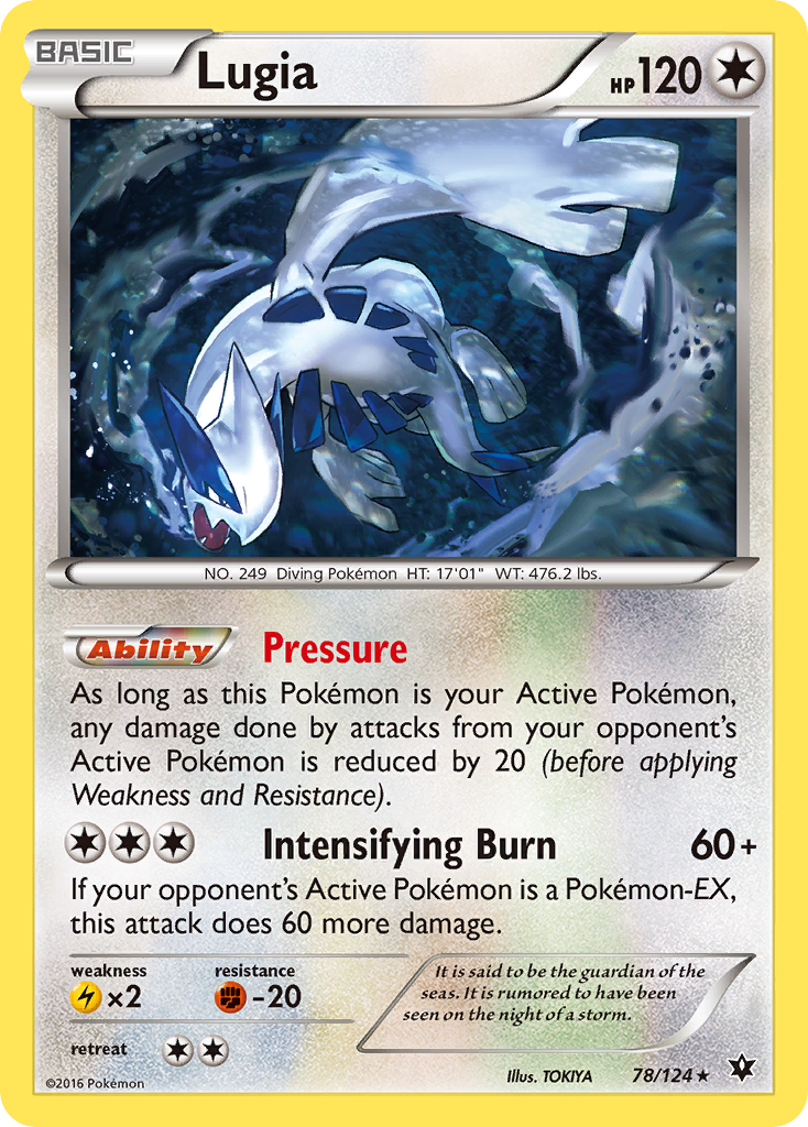 Lugia (78/124) [XY: Fates Collide] | Clutch Gaming